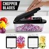 Attop Vegetable Chopper, Onion Chopper, Dicer, Dicer, Vegetable Chopper with Container, Kitchen Necessities and Gadgets (Black) - 4 of 4
