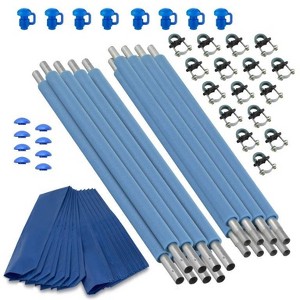 Machrus Upper Bounce - Straight Trampoline Safety Enclosure Poles with Hardware - Outdoor Trampoline Accessories for Children and Adults - 1 of 4