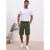 INSPIRE CHIC Men's Multi-Pockets Cotton Casual Camping Fishing Cargo Shorts - 4 of 4