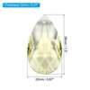 Unique Bargains Crystal Pendants Teardrop Beads for DIY Lamp Arts Crafts Decoration 6 Pcs - 2 of 4