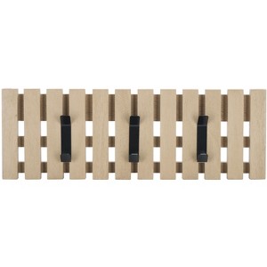 Cato 3 Hook Wall Mounted Coat Rack - STG5704 - Safavieh - 1 of 4