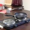 Oster Clairborne 8 Inch Aluminum Frying Pan in Charcoal Grey - 3 of 4