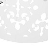 2pk Mathena Outdoor Round Iron Side Tables White - Christopher Knight Home - 2 of 4