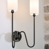 Quorum Lighting Charlotte 2 - Light Sconce in  Matte Black - 2 of 4
