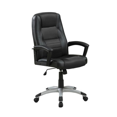 Simple Relax Adjustable Height Office Chair in Black