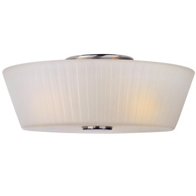Maxim Lighting Finesse 3 - Light Flush Mount in  Satin Nickel