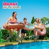 4e's Novelty 4-Pack Pool Donut Floats 30" Swim Rings For Kids & Adults, Vibrant, Durable Pool Party Floaties Perfect For Pools, Beaches, Lakes - 3 of 4