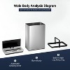 BestMassage 13 Gallon/50Liter Trash Can Stainless Steel Kitchen Garbage Can with Soft Close Lid and Odor Control Automatic Touch Free Waste Bin - 4 of 4
