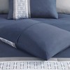 8 Pcs Elegant Embroidered Comforter Set,All Season Sophisticated Bedding Set, Cozy Home Textile fits Lux Bedroom Decor - 4 of 4