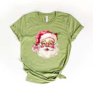 Simply Sage Market Watercolor Santa Face Short Sleeve Tee - 1 of 4