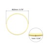 Unique Bargains DIY Craft Brass Hollow Round Jewelry Connecting O-Rings 50 Pcs - 2 of 4