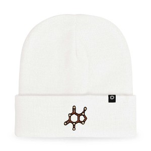 Dalix Molecule Embroidered Beanie Science Warm Winter Knit Hat for Men - 1 of 4