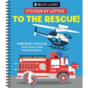 Brain Games - Sticker by Letter: To the Rescue - by  Publications International Ltd & Brain Games & New Seasons (Spiral Bound) - 1 of 1