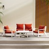 WestinTrends Avalon Outdoor 5-Piece Modular Sectional Patio Furniture Sofa Set - 2 of 4