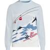 Lands' End Men's Long Sleeve Fine Gauge Holiday Crew Neck Sweater - 3 of 4