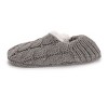 MUK LUKS Women's Chunky Ballerina Slipper With Ribbed Heel - 3 of 4