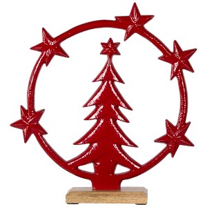 Northlight Star Bright Metal Tree Christmas Decoration - 12" - 1 of 4