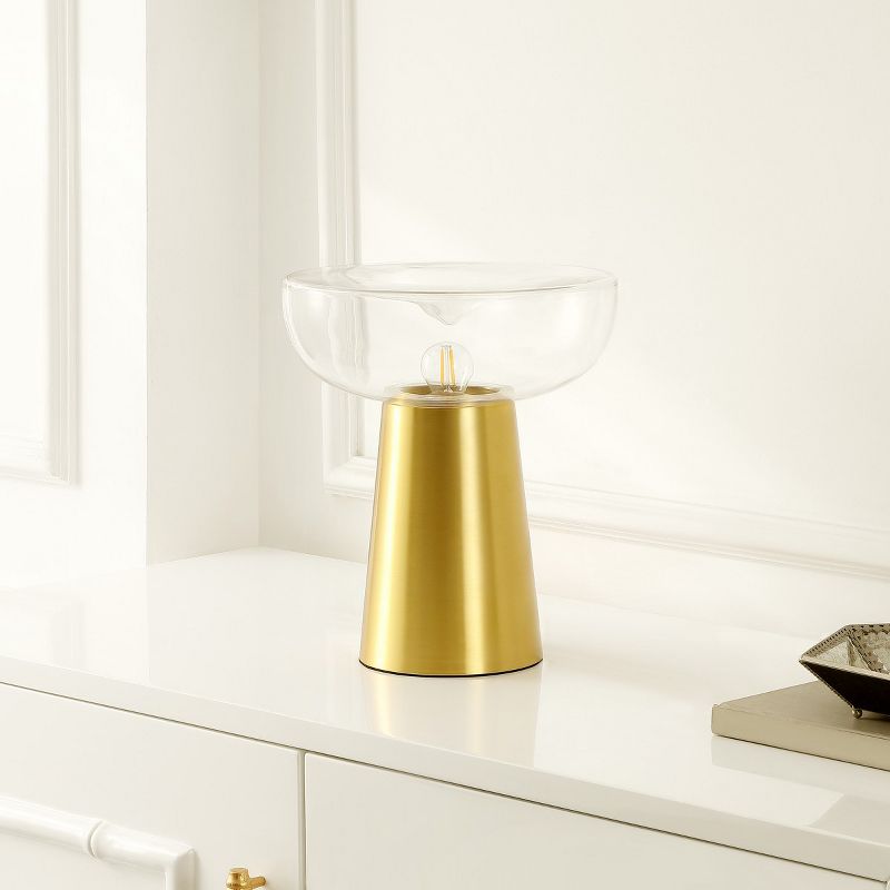 Vassar 12.75 Inch Table Lamp - Brass/Clear - Safavieh., 2 of 5