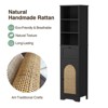67" H Tall Narrow Storage Cabinet with Adjustable Shelves and Slide Storage - 3 of 4