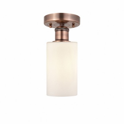 Clymer - 1 Light Semi-Flush Mount In Art Deco Style-9.63 Inches Tall and 3.88 Inches Wide