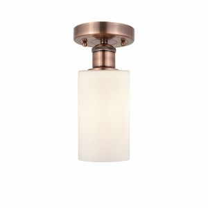 Clymer - 1 Light Semi-Flush Mount In Art Deco Style-9.63 Inches Tall and 3.88 Inches Wide - 1 of 1