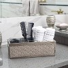 Creative Scents Silver Dublin Bathroom Organizer Storage Bin - 3 of 4