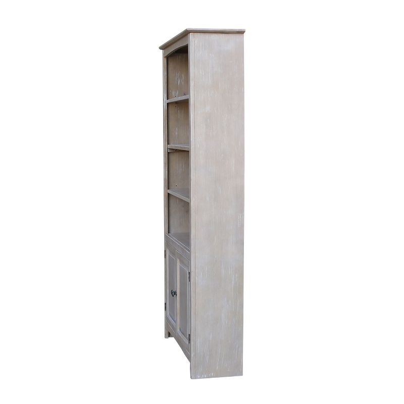 72" Shaker Bookcase with Two Lower Doors - International Concepts, 5 of 12