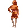 Harry Potter Girls' Striped Ruffle Plush Fleece Robe - 3 of 4