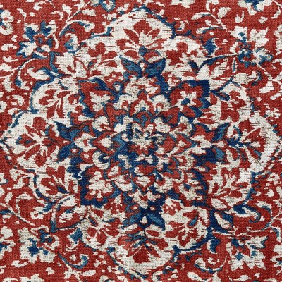 Waverly Tabriz King Blue Cotton Reversible Comforter Set