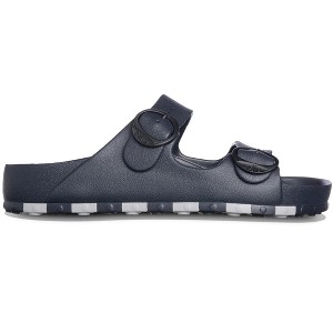 Ccilu Horizon Check Men Casual Beach Slide Sandals with Adjustable Buckle Straps - 1 of 1