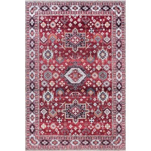 Nuloom Kaski Geometric Pet Friendly Machine Washable Area Rug - 1 of 4