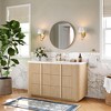 Matte Round Rectangle Bathroom Vanity Mirror, Over-Sink Wall Mirror with HD Tempered Glass and Rust-Resistant Aluminum Frame - 4 of 4