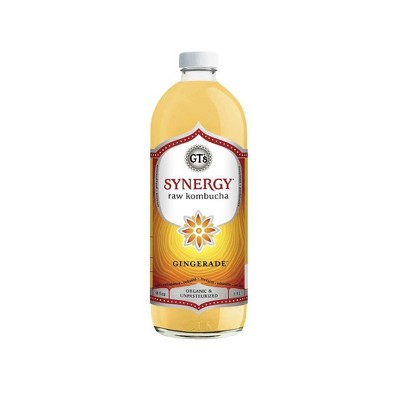 GT's Synergy Gingerade Organic Kombucha - 48 fl oz Bottle