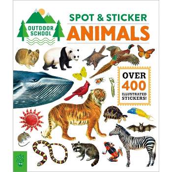 Outdoor School: Spot & Sticker Animals - by  Odd Dot (Paperback)