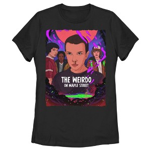 Women's Stranger Things The Weirdo on Maple Street T-Shirt - 1 of 4