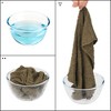 Unique Bargains Cotton Waffle Buffalo Checked Absorbent Dish Cloths 6 Packs - 4 of 4
