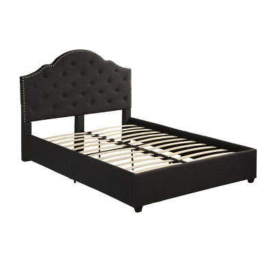target black bed frame