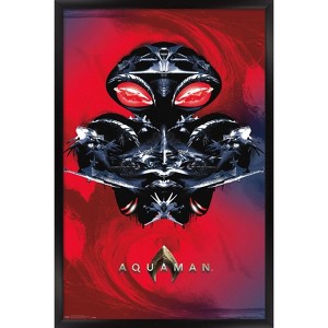 Trends International DC Comics Movie - Aquaman - Manta Silhouette Framed Wall Poster Prints - 1 of 4