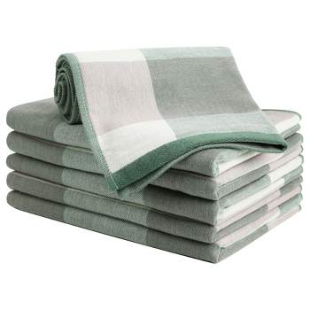 PiccoCasa 100% Cotton Kitchen Dish Cloths Waffle Weave Dish Towels Soft  Absorbent Kitchen Towels 6Pcs Beige 13 x 13