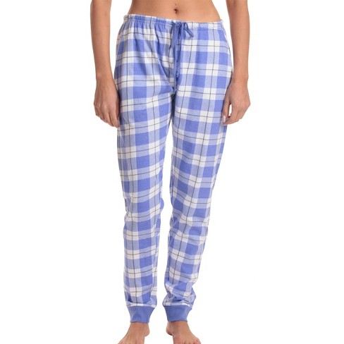 Just Love Women Buffalo Plaid Pajama Pants Sleepwear. (White Black Buffalo  Plaid, 1X) 