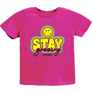 The Juniper Shop SmileyWorld Stay Groovy Youth Short Sleeve Tee - 1 of 4
