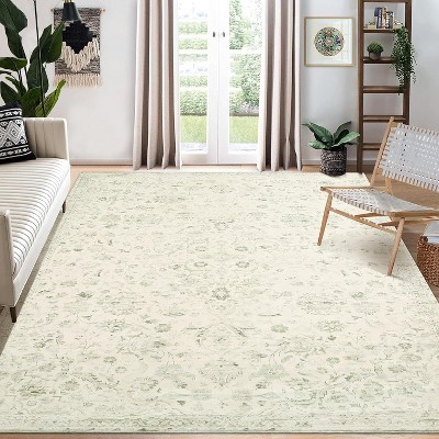Hallway Runner Rug Machine Washable Soft Vintage Area Rugs for Bedroom Living Room Kitchen Non Slip Floor Runner Stain