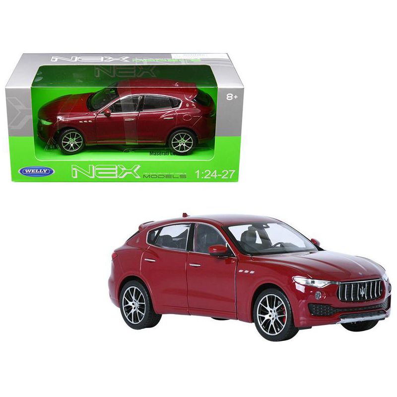 Maserati Levante Red 1/24 - 1/27 Diecast Model Car by Welly, 1 of 4