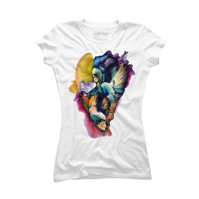 Junior's Design By Humans QUEEN OF SKULLS II By rizapeker T-Shirt