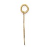 Black Bow Jewelry 14k Yellow Gold Treble Clef Charm or Pendant, 8mm (5/16 inch) - 2 of 4