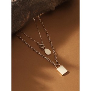 SOHI Women's California Gold The Sailor's Multi-Layer Necklace - 1 of 4