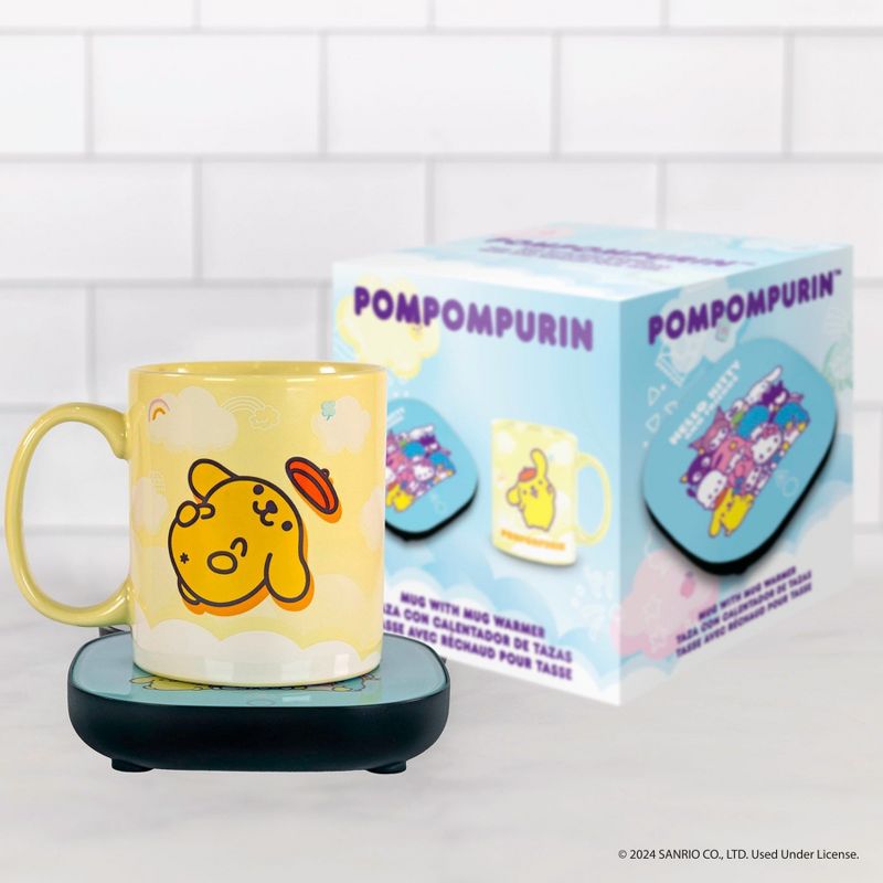 Uncanny Brands Hello Kitty and Friends Pompompurin Mug Warmer with Mug, 5 of 6