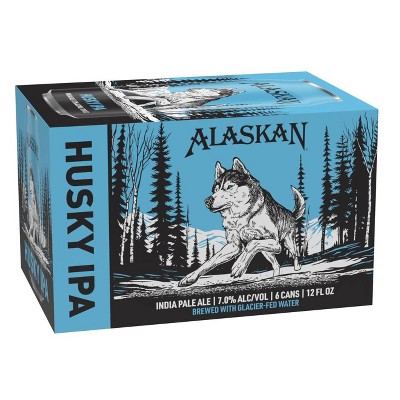 Alaskan Husky IPA Beer - 6pk/12 fl oz Cans