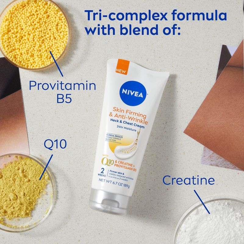 NIVEA Skin Firming &#38; Anti-Wrinkle Neck &#38; Chest Cream - 6.7oz, 5 of 12