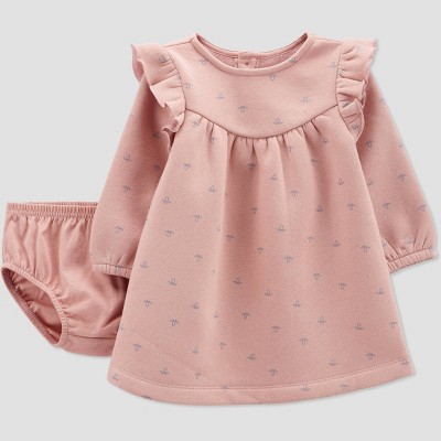 Carter's Just One You® Baby Girls' Ruffle Dress - Pink Newborn